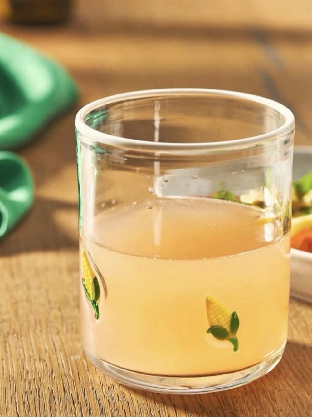 NEW Anthropologie The Icon Juice Glass, Corn 🌽